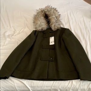 Green Zara jacket
